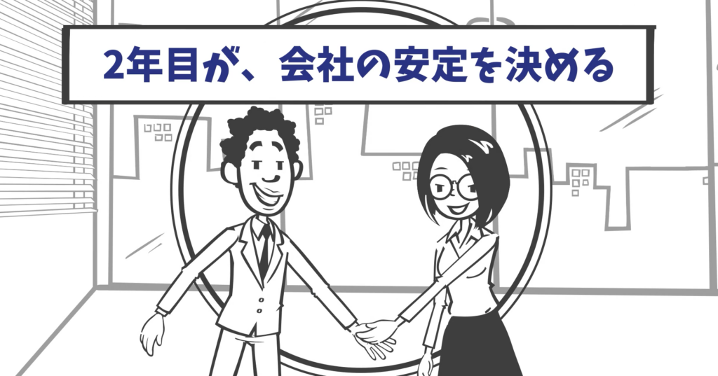 中小企業ほど2年目設計が重要な理由