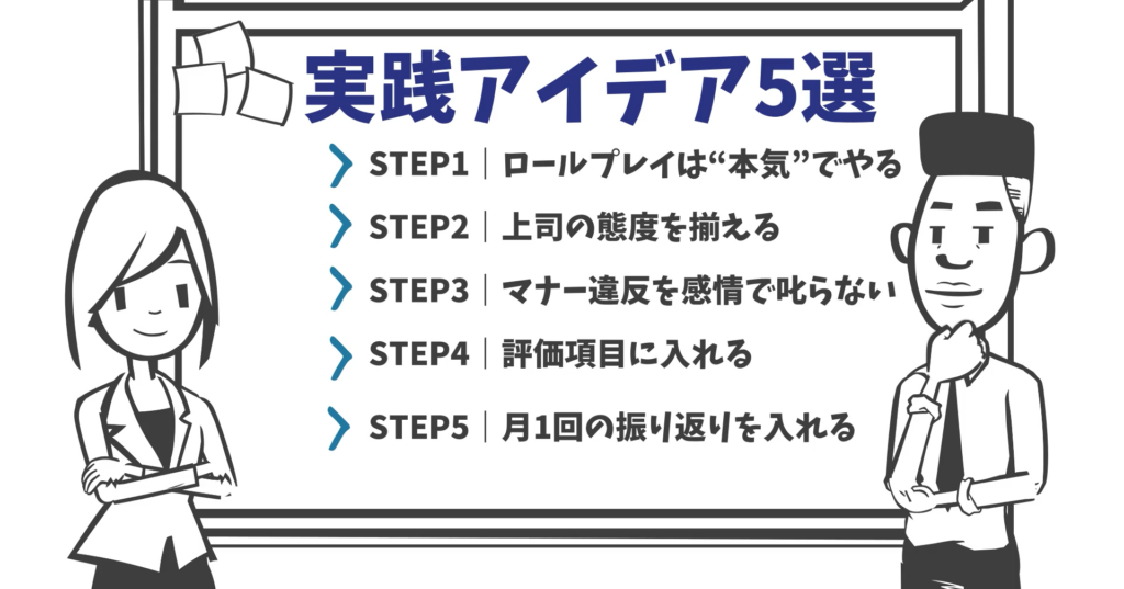 中小企業で実践できる具体策5つ